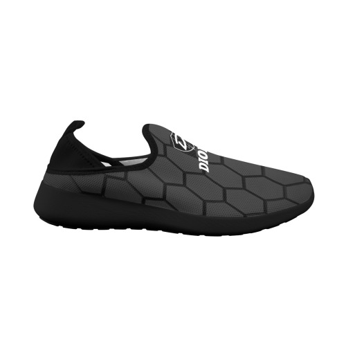 DIONIO -  Vanguard Fly Weave Drop In Heel Sneakers (Black) Fly Weave Drop-in Heel Sneakers for Men (Model 02002)