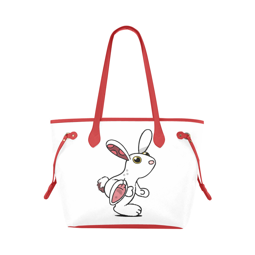 The Bunny Clover Canvas Tote Bag (Model 1661)