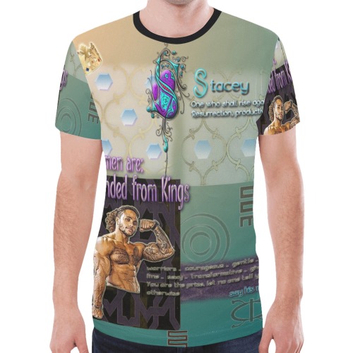staceydescendkingg2 New All Over Print T-shirt for Men (Model T45)