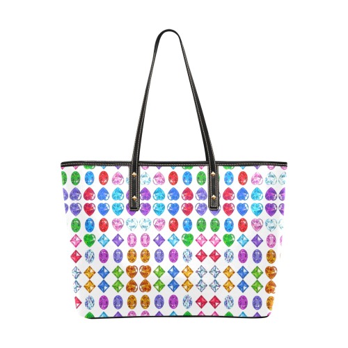 BLING 7 Chic Leather Tote Bag (Model 1709)