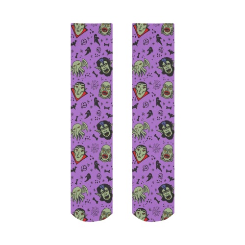 Pattern-Mostri All Over Print Socks for Women