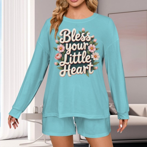 Bless Your Little Heart Turquoise