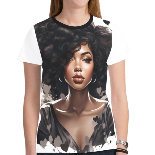 coming for mine t shirt New All Over Print T-shirt for Women (Model T45)