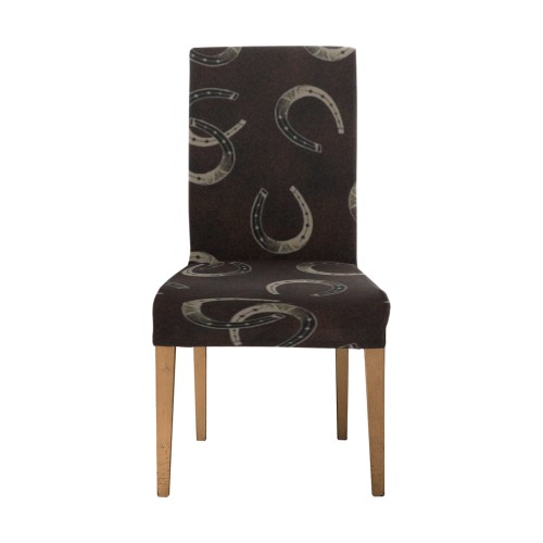 HORSE SHOES Removable Dining Chair Cover