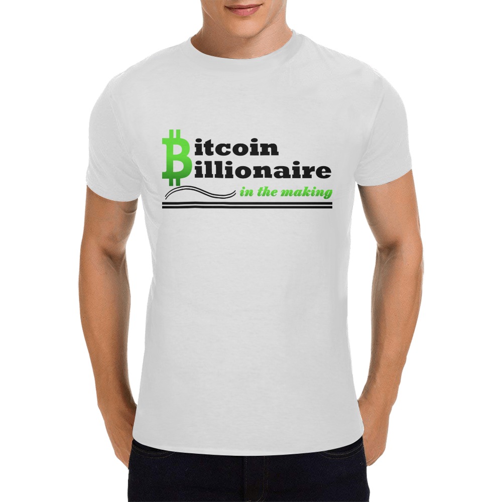 Bitcoin Billionaire Men's T-Shirt in USA Size (Front Printing Only)