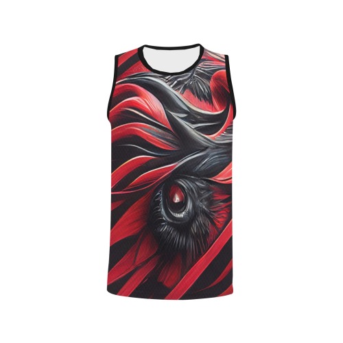 gothic eye All Over Print Basketball Jersey