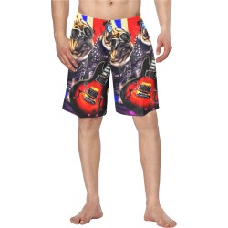 HEAVY ROCK PUG 3 Men's Swim Trunk (Model L21)