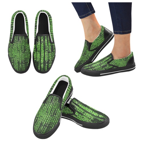 matrix Men's Unusual Slip-on Canvas Shoes (Model 019)
