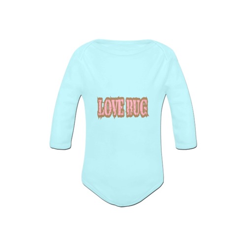 LOVE BUG Baby Powder Organic Long Sleeve One Piece (Model T27)
