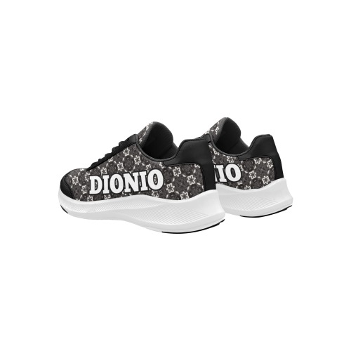 DIONIO - Black Classic Prep Sneakers ( Black Alt#1) Men's Mudguard Running Shoes (Model 10092)