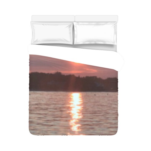 Glazed Sunset Collection Duvet Cover 86"x70" ( All-over-print)