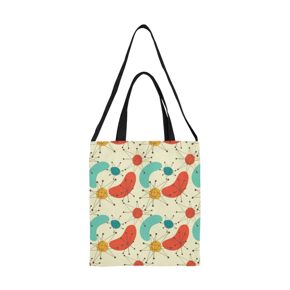 Mid Century Modern Abstract All Over Print Canvas Tote Bag/Medium (Model 1698)