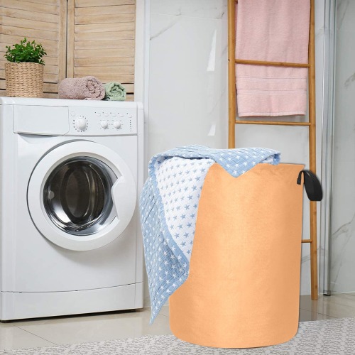 color sandy brown Laundry Bag (Large)