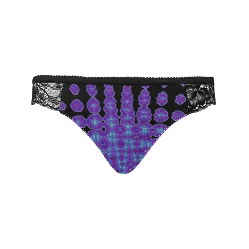 5 O´Clock Blacklight Night Women's Lace Panty (Model L41)