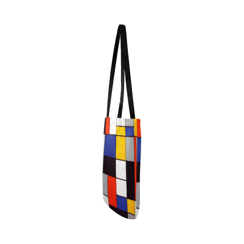 Composition A by Piet Mondrian Reusable Shopping Bag Model 1660 (Two sides)