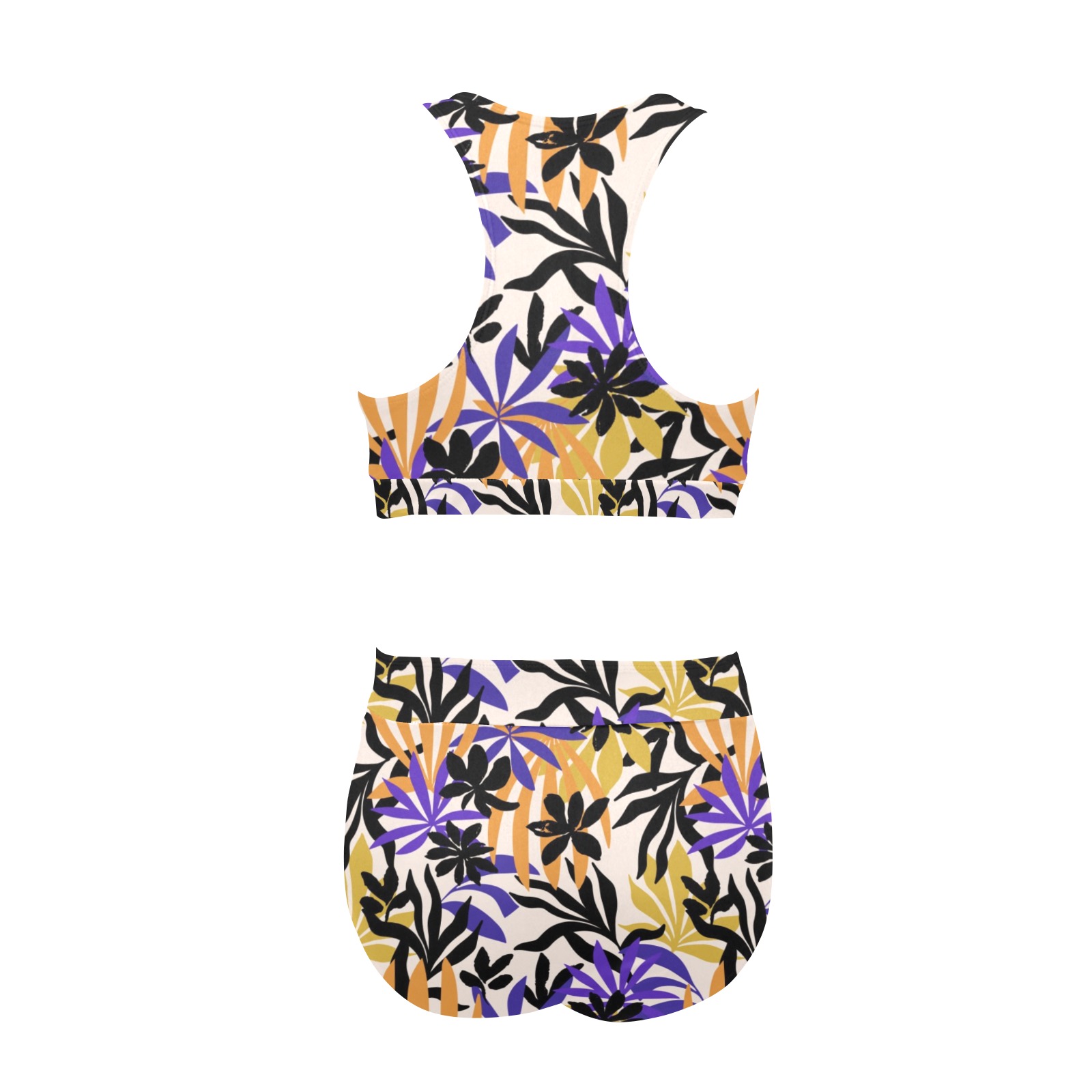 Tropical Color Asf 02b Crop Top Bikini Set Model S21 Id D6686639