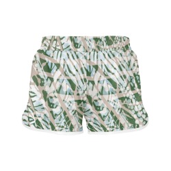 0085BC-WILD SKIN ANIMAL Women's Sports Shorts (Model L61)