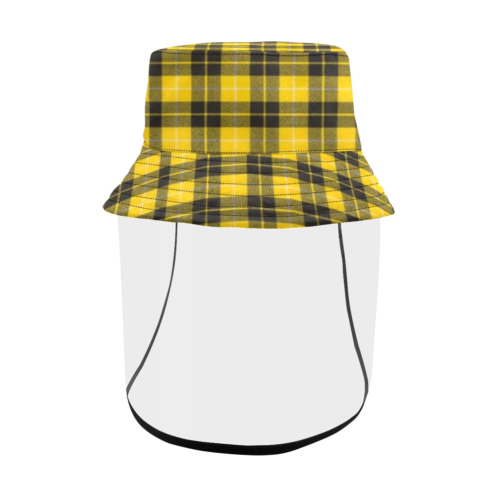 Barclay Dress Modern Men's Bucket Hat (Detachable Face Shield)