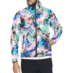 Sea Tie Dye 34W Unisex All Over Print Windbreaker (Model H23)