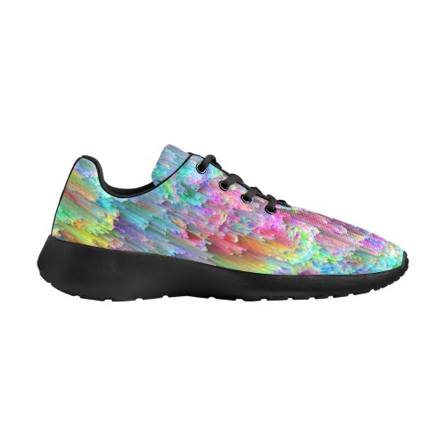 Flowing Rainbow Women's Athletic Shoes (Model 0200)
