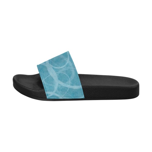 Watercolor effect Women's Slide Sandals (Model 057)