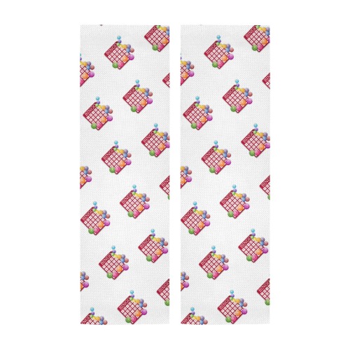 BINGO Game Card Pattern / White Door Curtain Tapestry