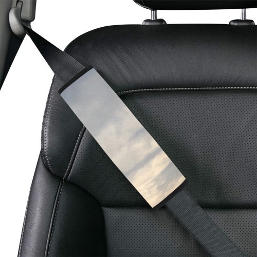 Rippled Cloud Collection Car Seat Belt Cover 7''x12.6'' (Pack of 2)