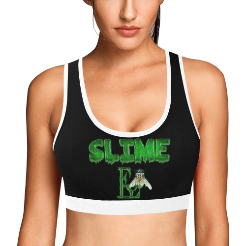 Slime Collectable Fly Women's All Over Print Sports Bra (Model T52)