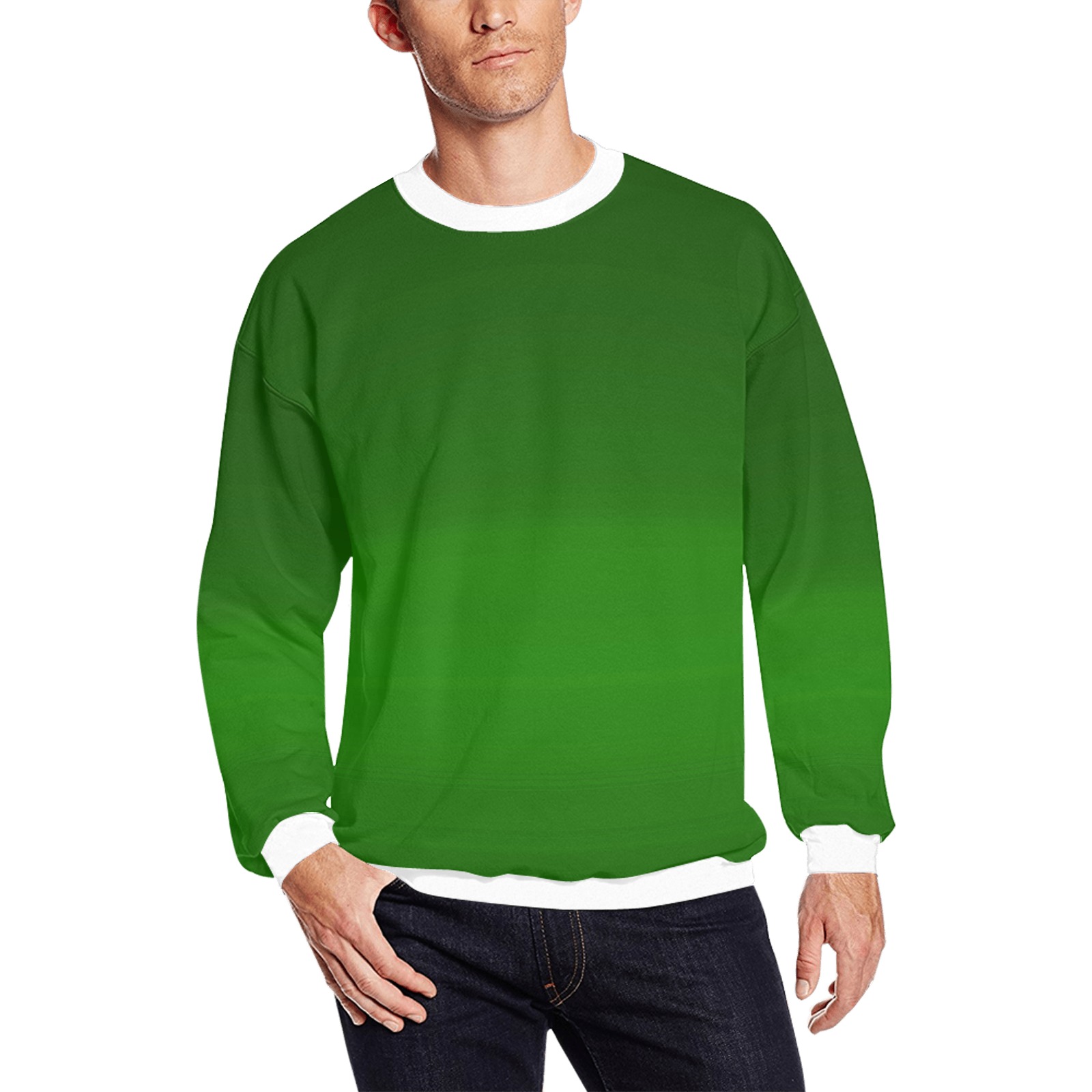 gre gre All Over Print Crewneck Sweatshirt for Men (Model H18)