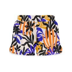 Tropical color ASF 01 Women's Sports Shorts (Model L61)