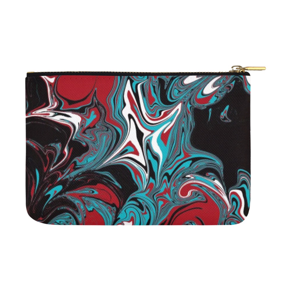 Dark Wave of Colors Carry-All Pouch 12.5''x8.5''