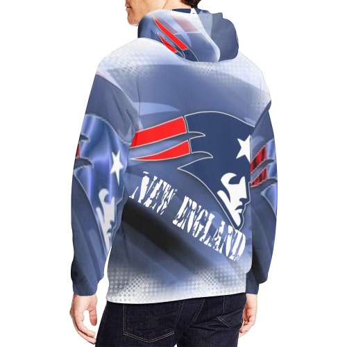 patriots All Over Print Hoodie for Men (USA Size) (Model H13)