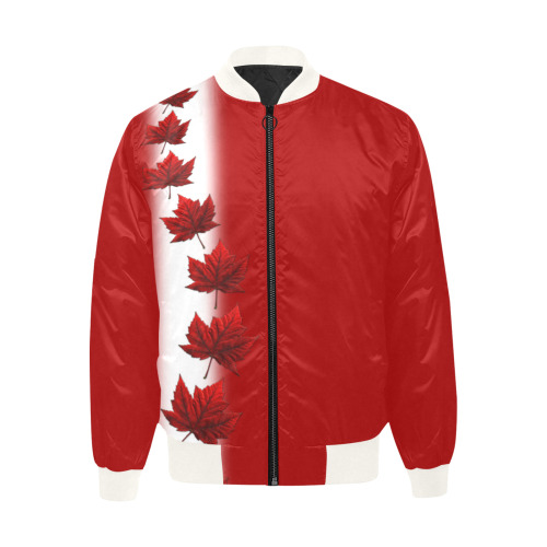 Canada Souvenir Jackets All Over Print Quilted Bomber Jacket for Men (Model H33)