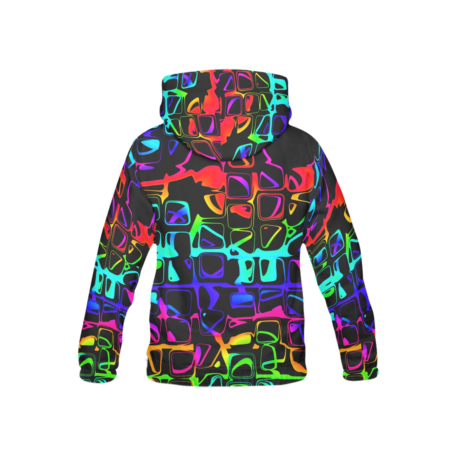 Neon 1 All Over Print Hoodie for Kid (USA Size) (Model H13)
