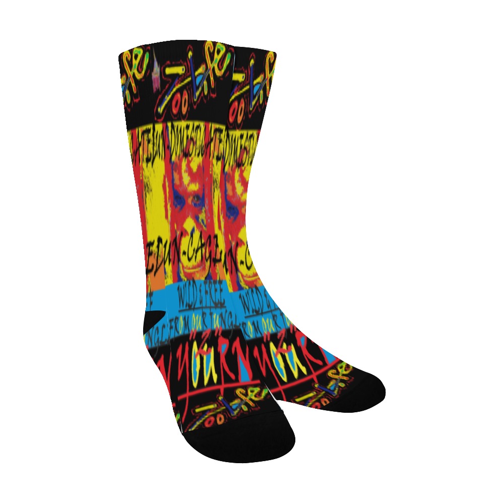 ZL.ANM.BLK.TOURQ Men's Custom Socks