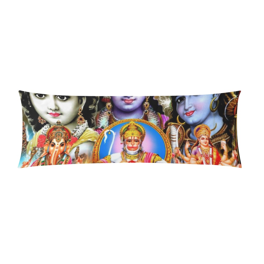 New Custom Zippered Pillow Case 21"x60"(Two Sides)
