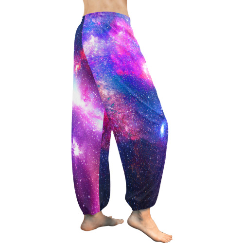 Mystical fantasy deep galaxy space - Interstellar cosmic dust Women's All Over Print Harem Pants (Model L18)