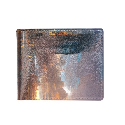reflection_TradingCard Bifold Wallet with Coin Pocket (Model 1706)