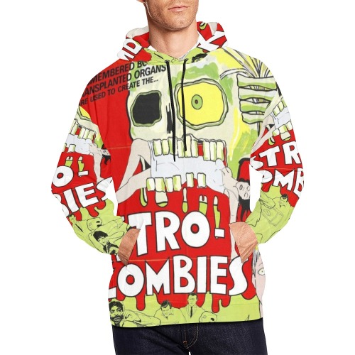 Astro Zombies All Over Print Hoodie for Men (USA Size) (Model H13)