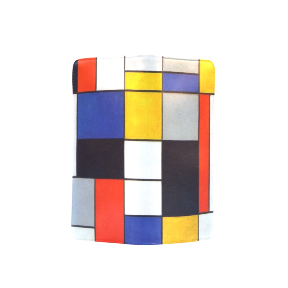 Composition A by Piet Mondrian Men's Clutch Purse （Model 1638）