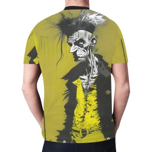Rebels Old Man New All Over Print T-shirt for Men (Model T45)