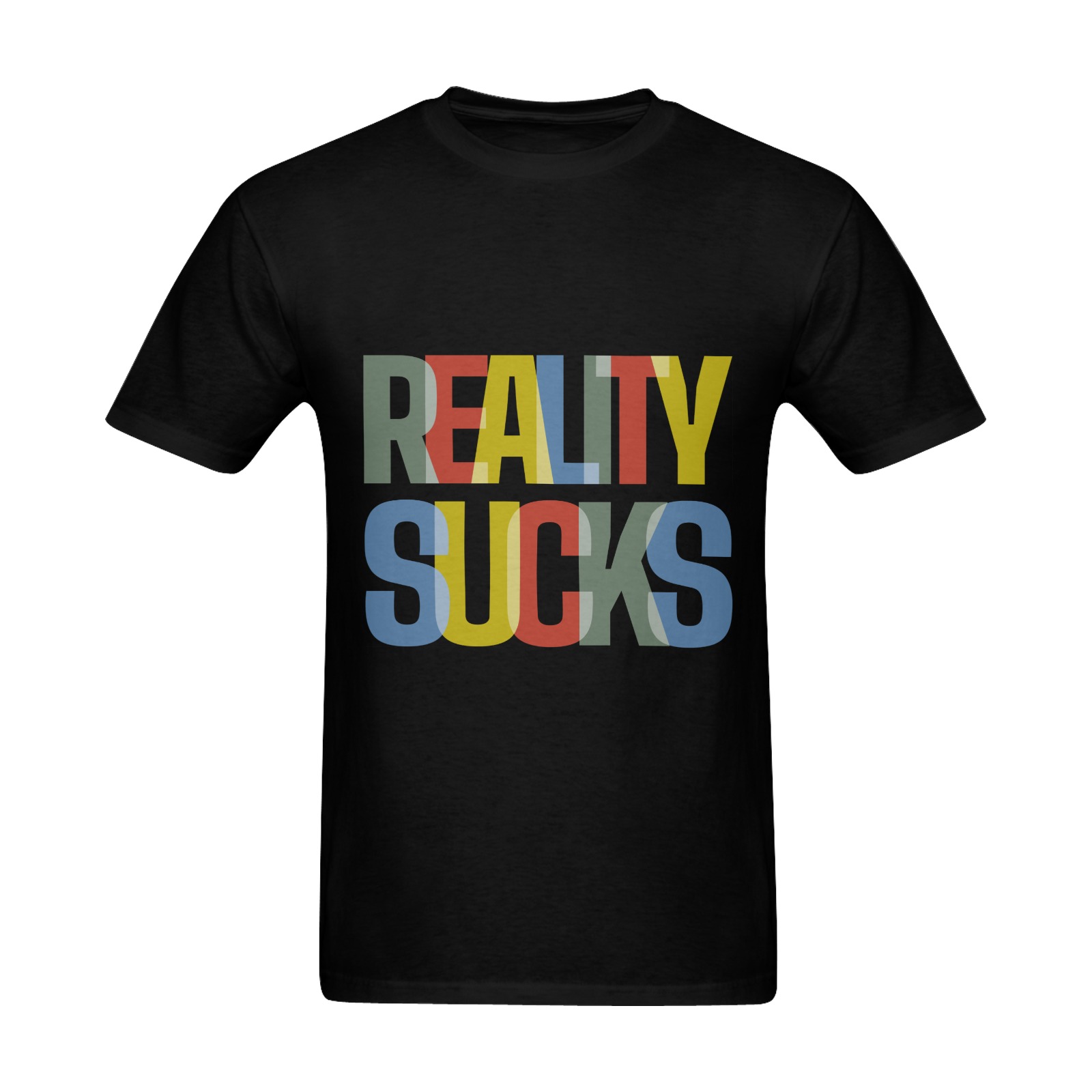 Reality sucks Men's Slim Fit T-shirt (Model T13)