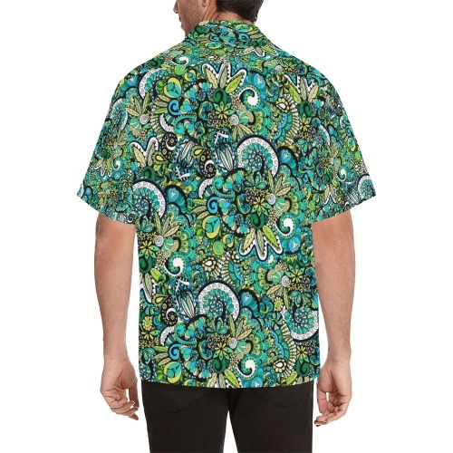 Tropical Illusion Hawaiian Shirt (Model T58)