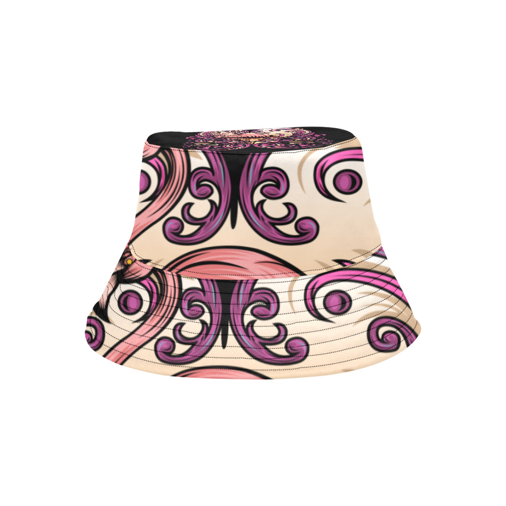 Exotic Pink All Over Print Bucket Hat for Men