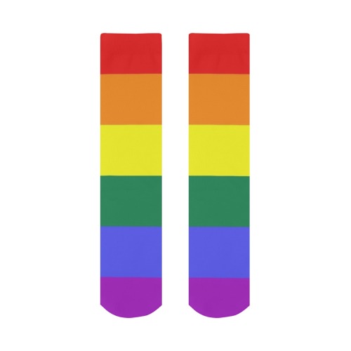 Gay Pride Rainbow All Over Print Socks for Men