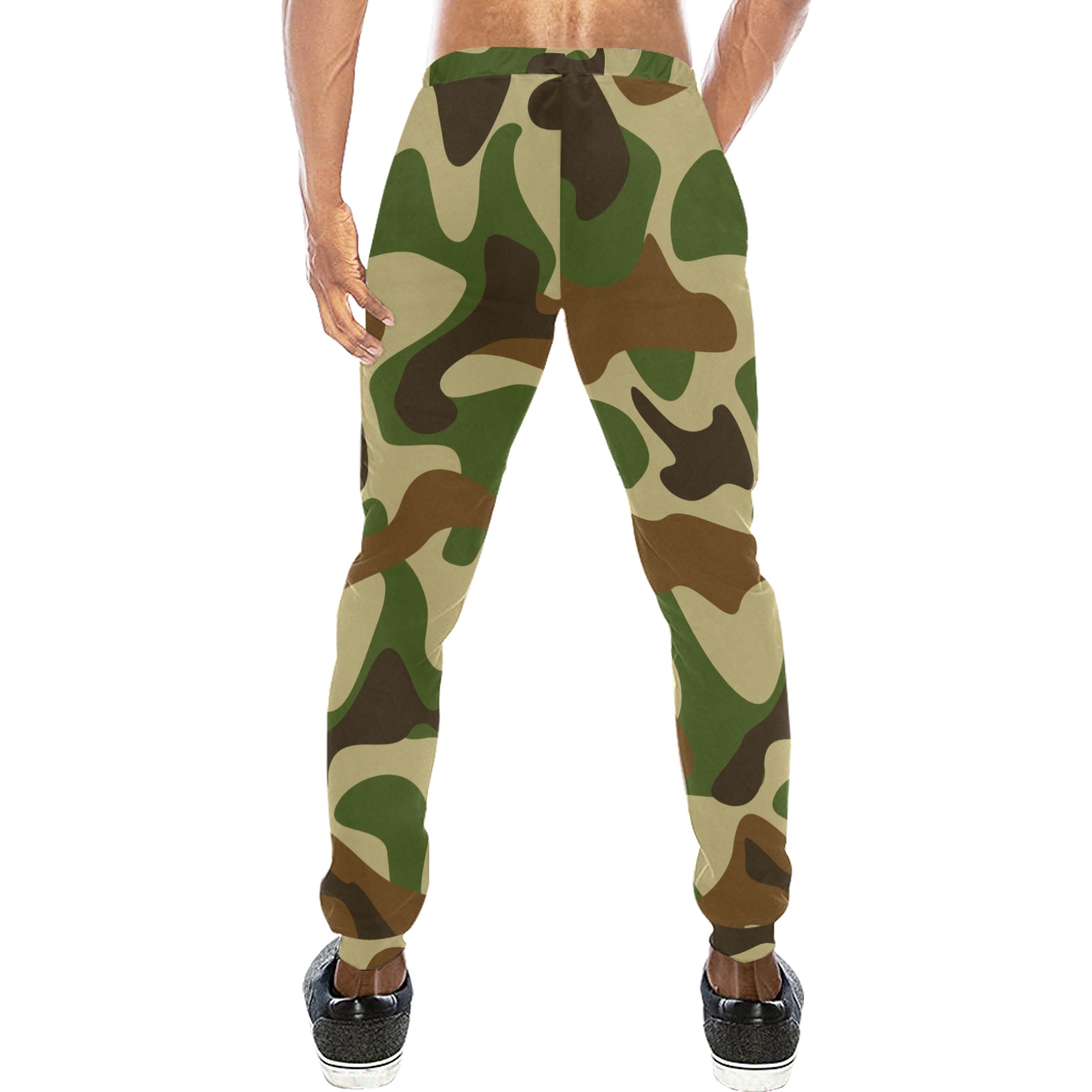 Camouflage Unisex Casual Sweatpants (Model L11)