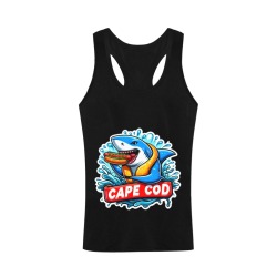 CAPE COD-GREAT WHITE EATING HOT DOG 3 Men's I-shaped Tank Top (Model T32)