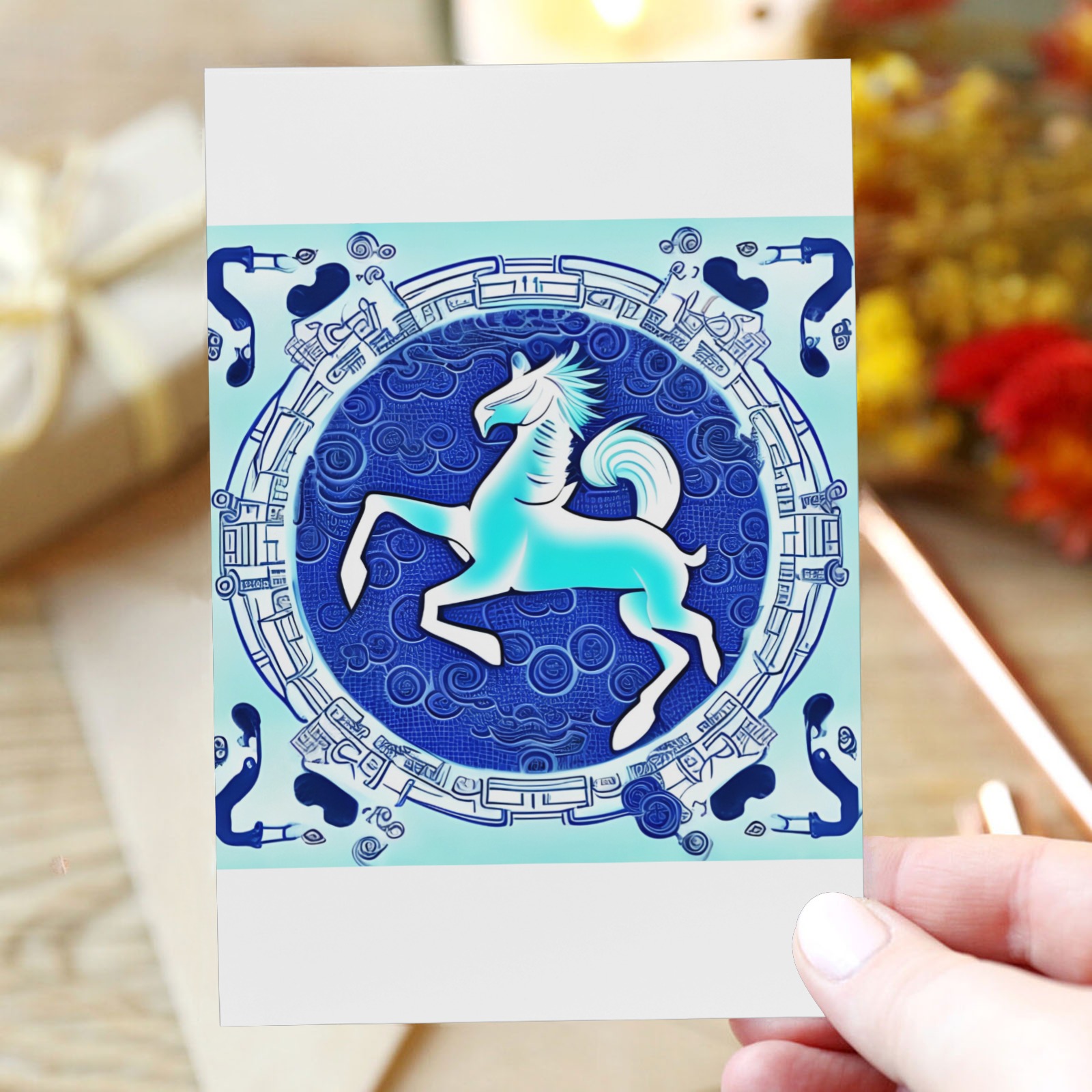 Water Horse Greeting Card 4"x6"