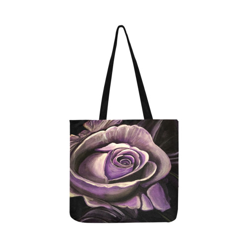Purple Rose Reusable Shopping Bag Model 1660 (Two sides)