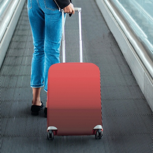 orn red Luggage Cover/Small 18"-21"